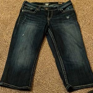 Silver Brand, Tuesday crop denim  size 12